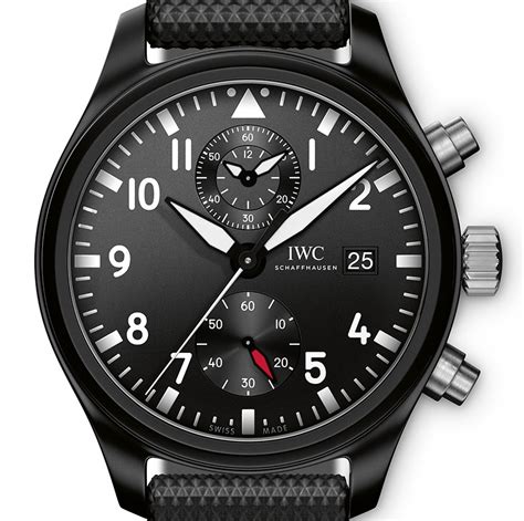 cinturino iwc gomma topo gun|Pilot’s Watch Chronograph TOP GUN .